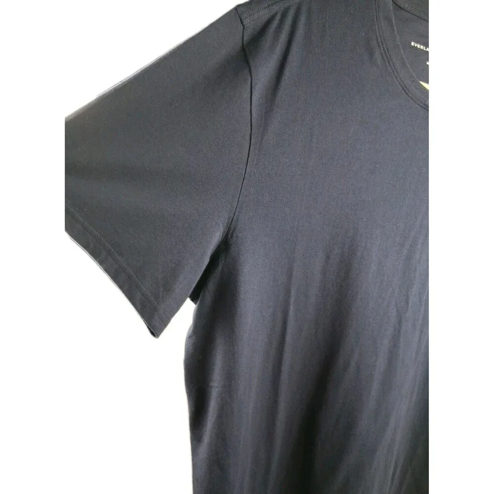 Everlane Uniform Premium Weight Crew T-Shirt Men's XL Blue Short Slv Minimalist - Picture 11 of 15
